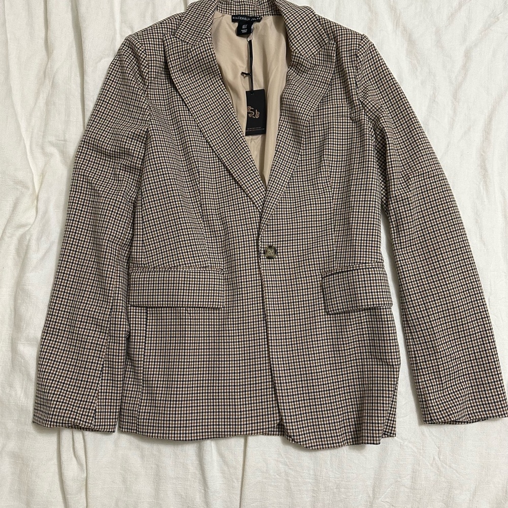 Women's Houndstooth Blazer